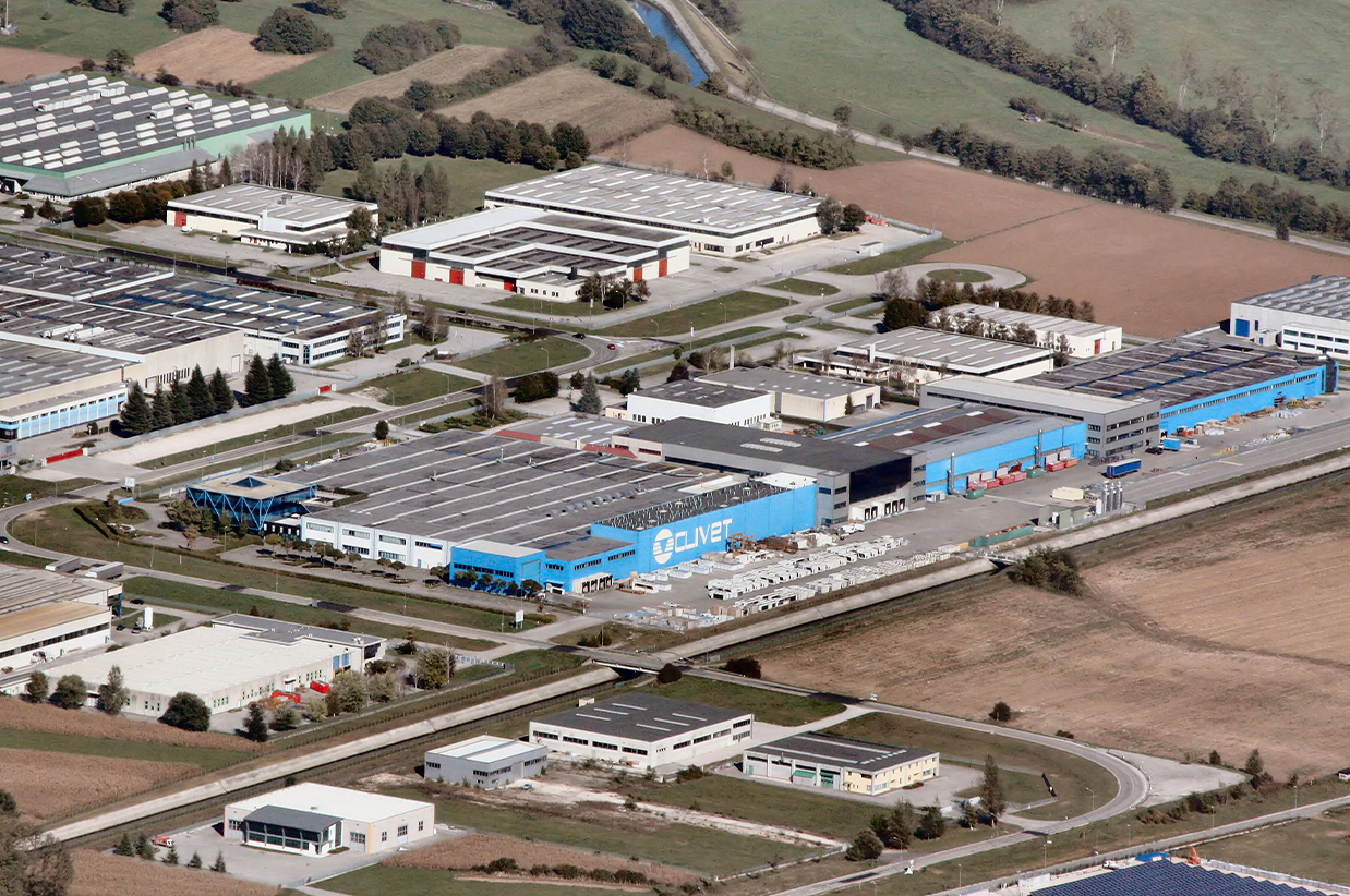 Pogled na Clivet fabrike iz zraka, tradicija udobnosti