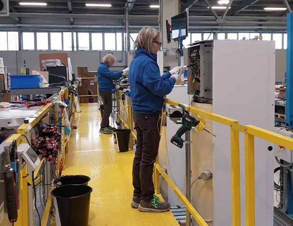 Proizvodna linija fabrike u gradu Feltre